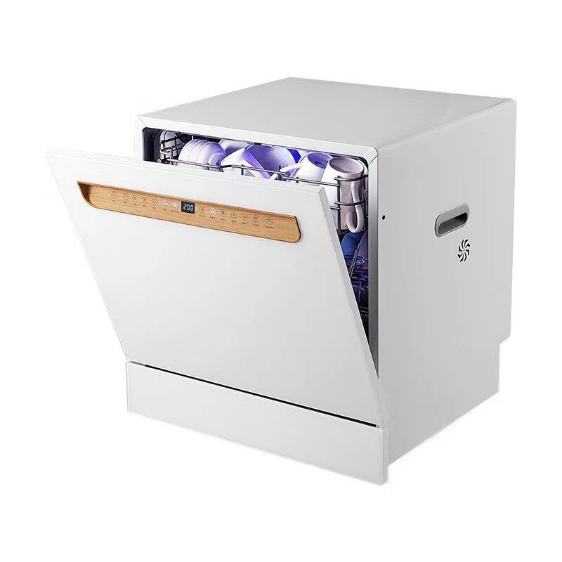 Kitchen Appliances White - Şık Beyaz Siyah Bulaşık Makinesi Ev
