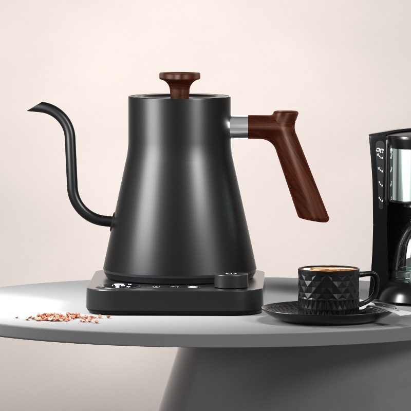Electric Kettle Gooseneck - Termometreli Elektrikli Kuğu Boyunlu Demleme Kahve