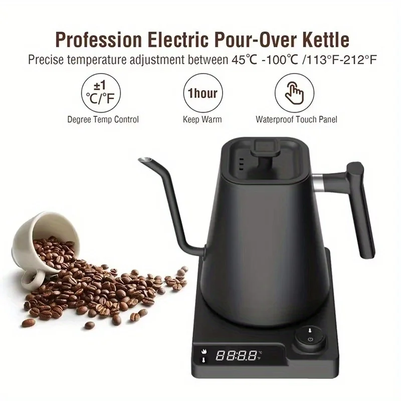 1 adet Gooseneck Elektrikli Su - Electric Kettle Gooseneck incelemesi ve fiyatı