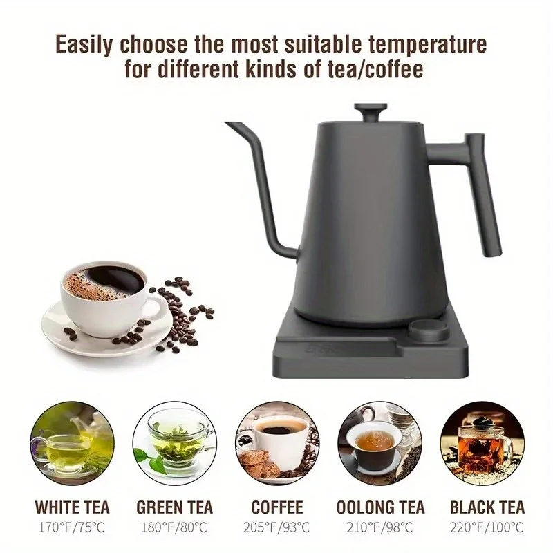 1 adet Gooseneck Elektrikli Su - Electric Kettle Gooseneck incelemesi ve fiyatı