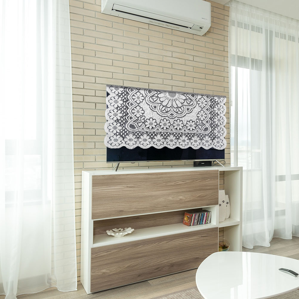 Şık Beyaz Dantel Kare Toz Örtü - Kitchen Appliances White incelemesi ve fiyatı