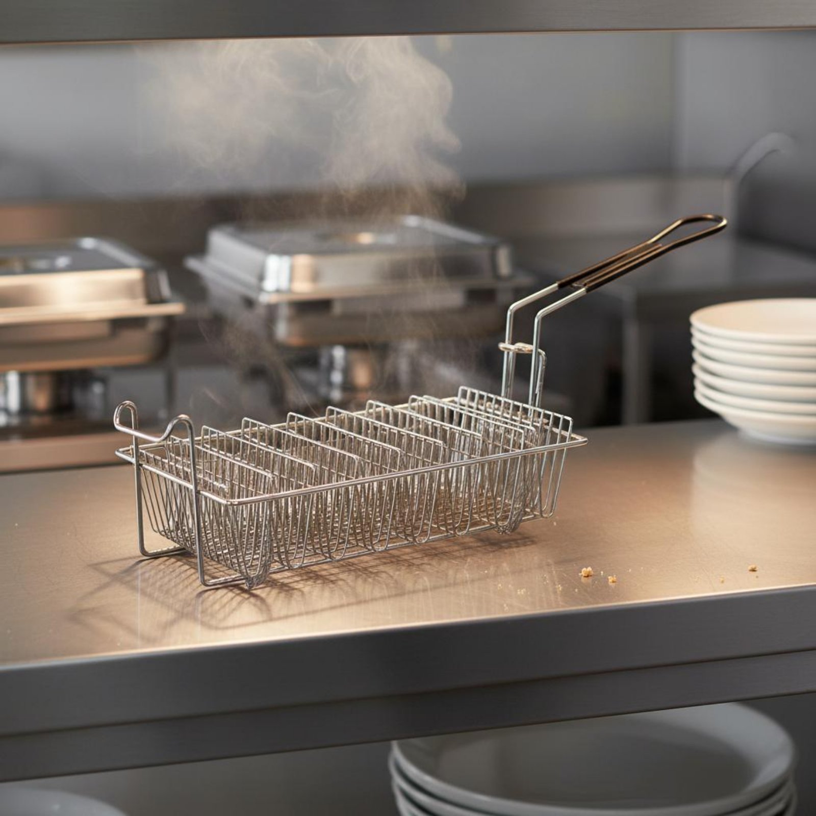 8 Bölmeli Taco Rafı Isıya Daya - Deep Fryer Stainless incelemesi ve fiyatı