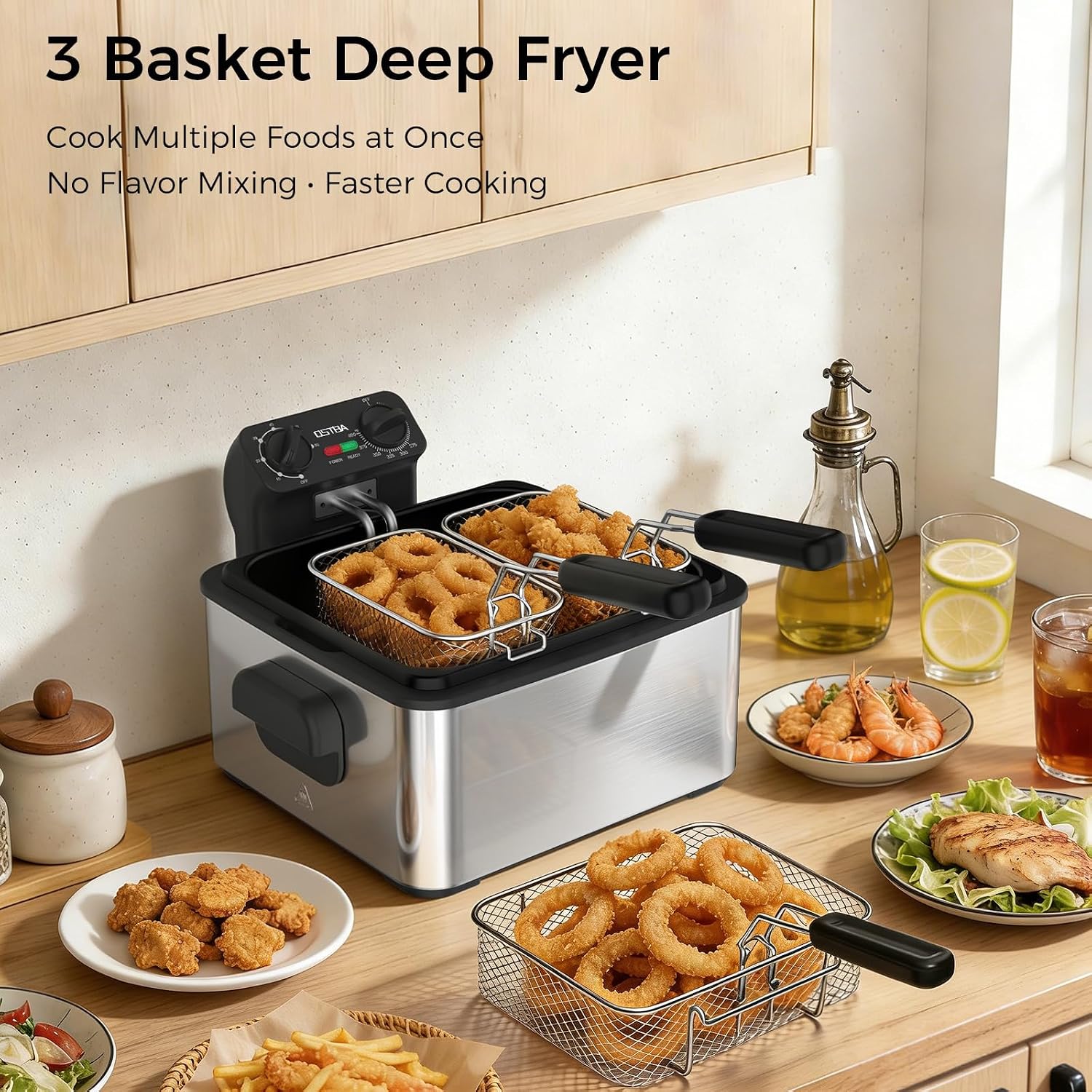 3 Sepetli Elektrikli Fritöz, 4 - Deep Fryer Stainless incelemesi ve fiyatı