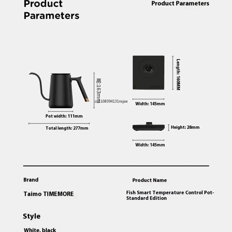 2026 Timemore Fish Smart Elekt - Electric Kettle Gooseneck incelemesi ve fiyatı