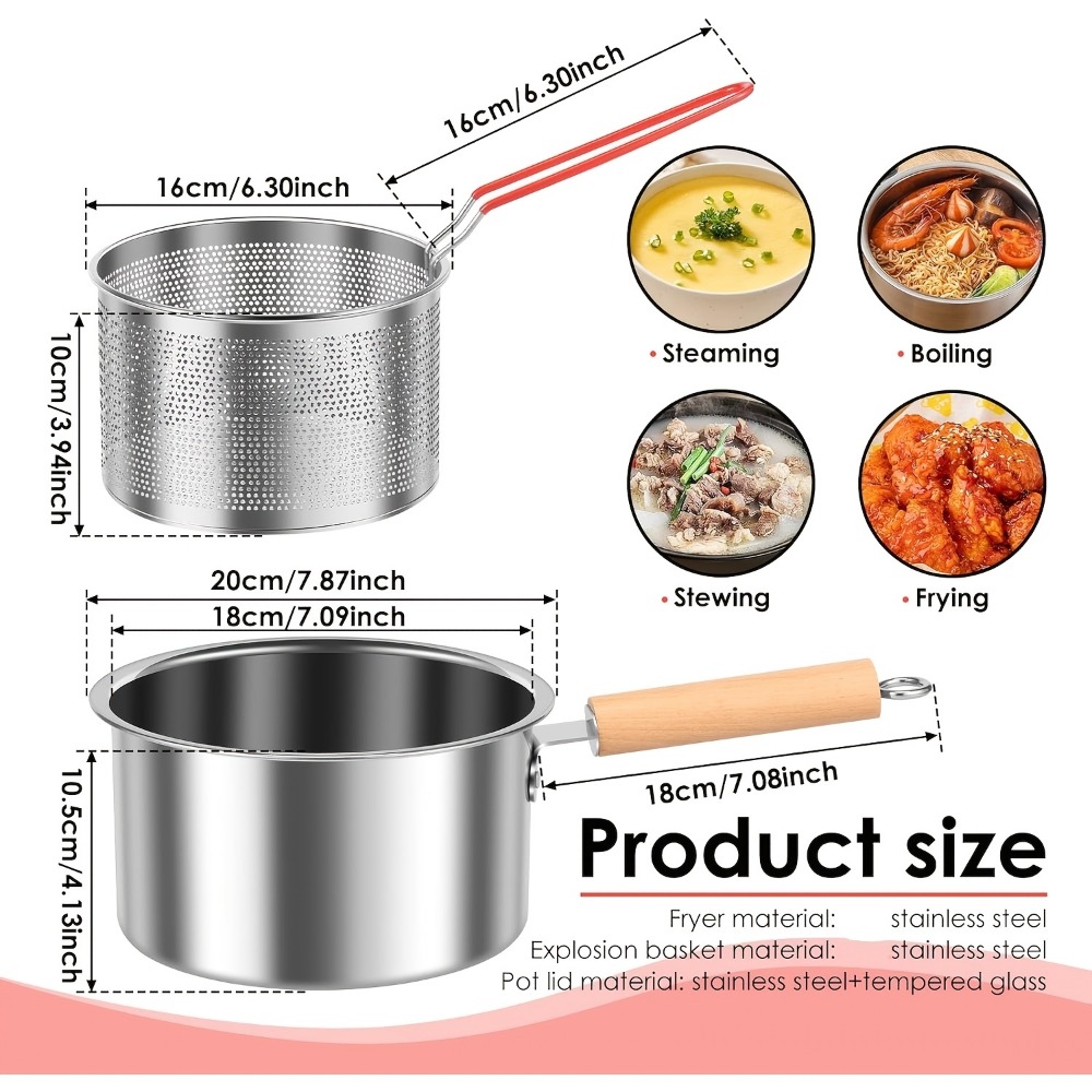 2.5L paslanmaz çelik fritöz, d - Deep Fryer Stainless incelemesi ve fiyatı