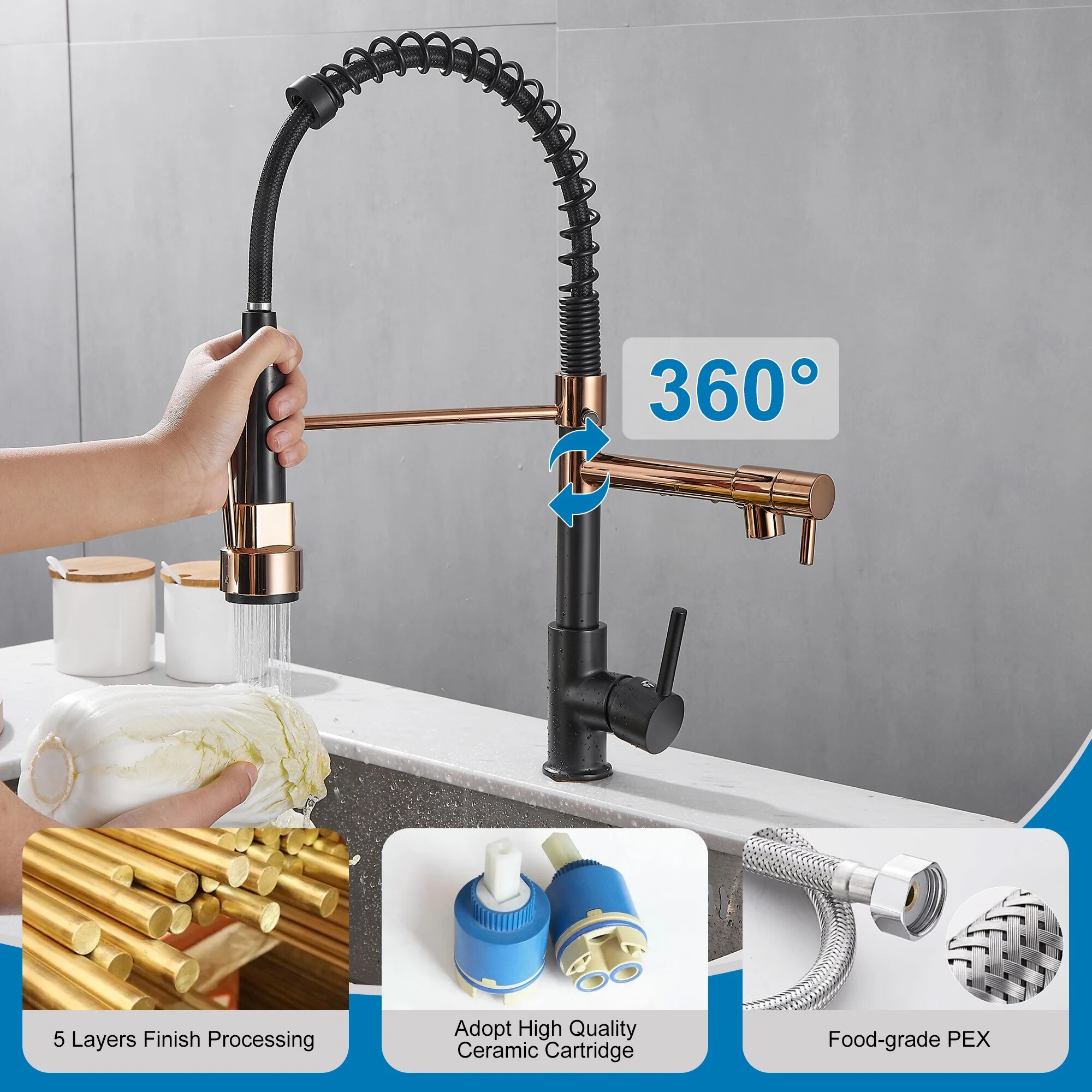 Aşağı Çekilir Püskürtücü ile M - Kitchen Appliances White incelemesi ve fiyatı