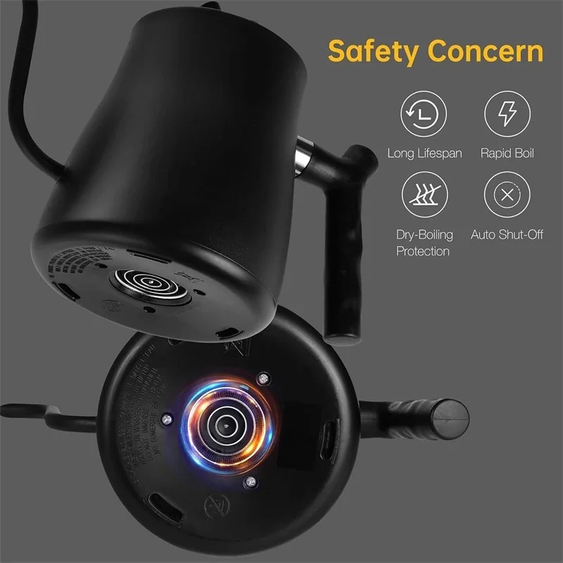 1000W Akıllı Sabit Sıcaklıklı  - Electric Kettle Gooseneck incelemesi ve fiyatı