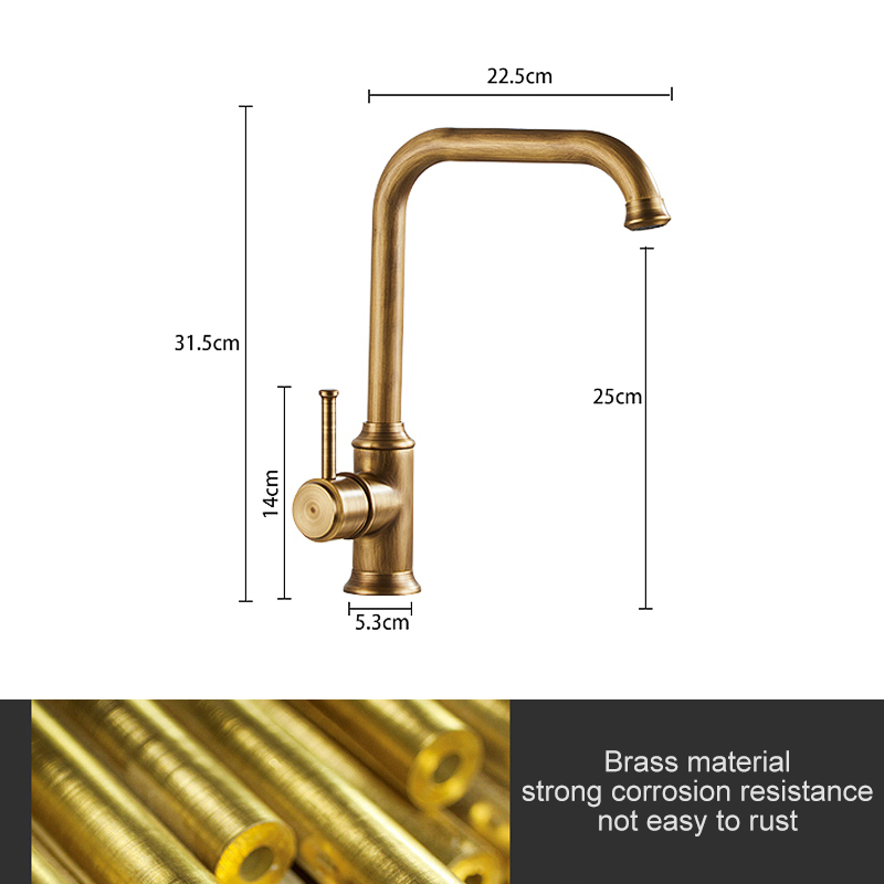 ELLEN Antik Bronz Mutfak Muslu - Kitchen Appliances White incelemesi ve fiyatı